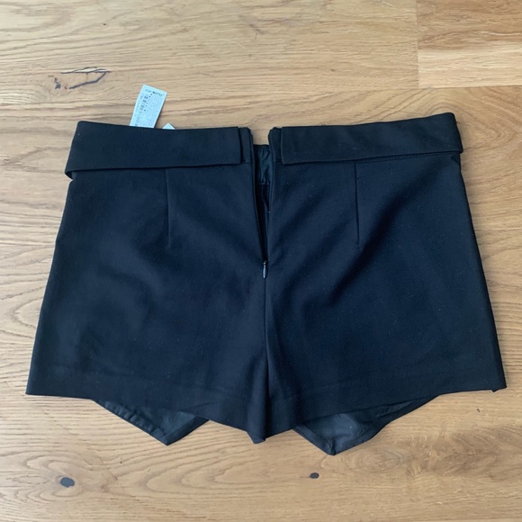 Zara Basic Slit Skort Pointed Black - Skirt/Shorts - Size XS - Picture 4 of 7